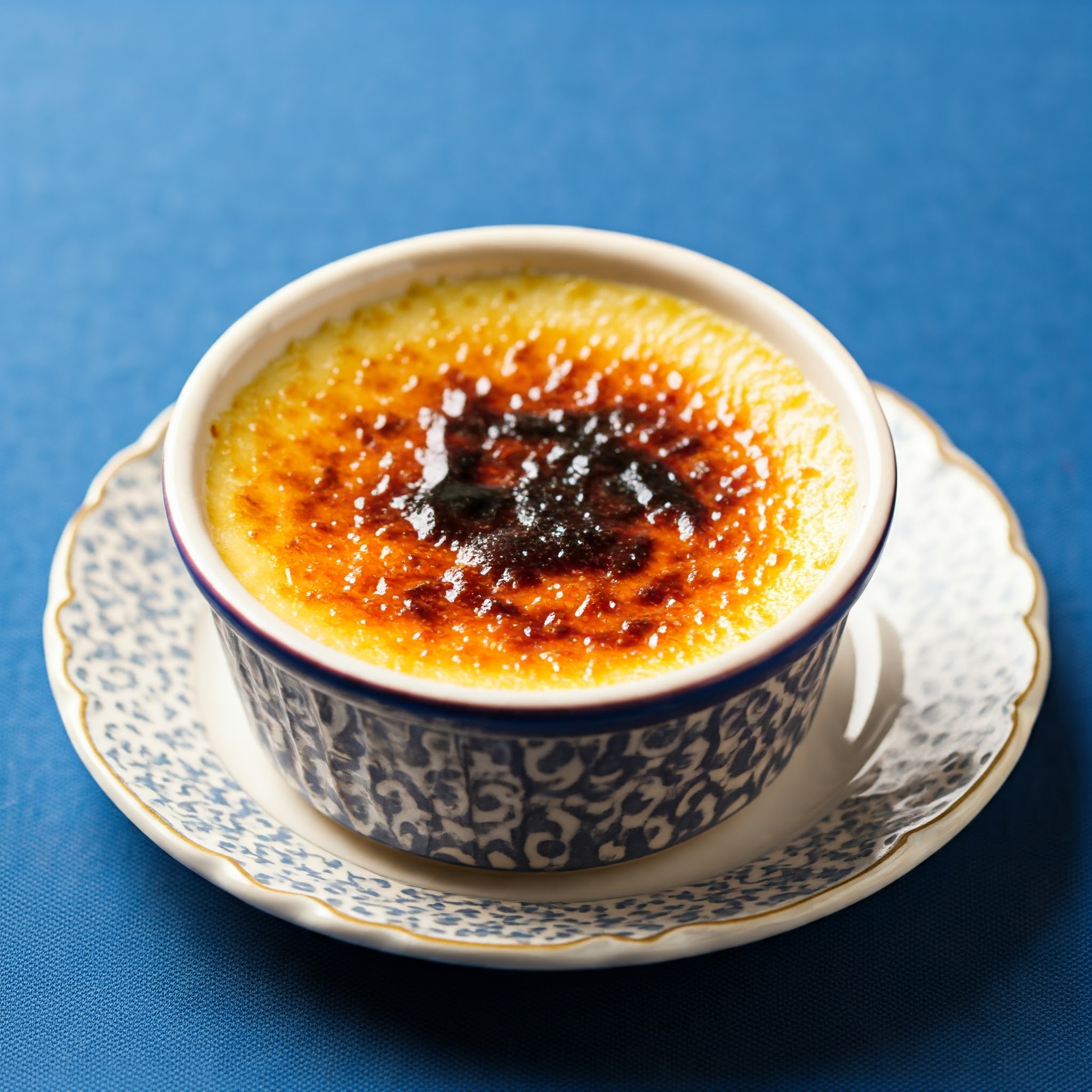 Savory Crab Brulee with Crispy Sugar Top