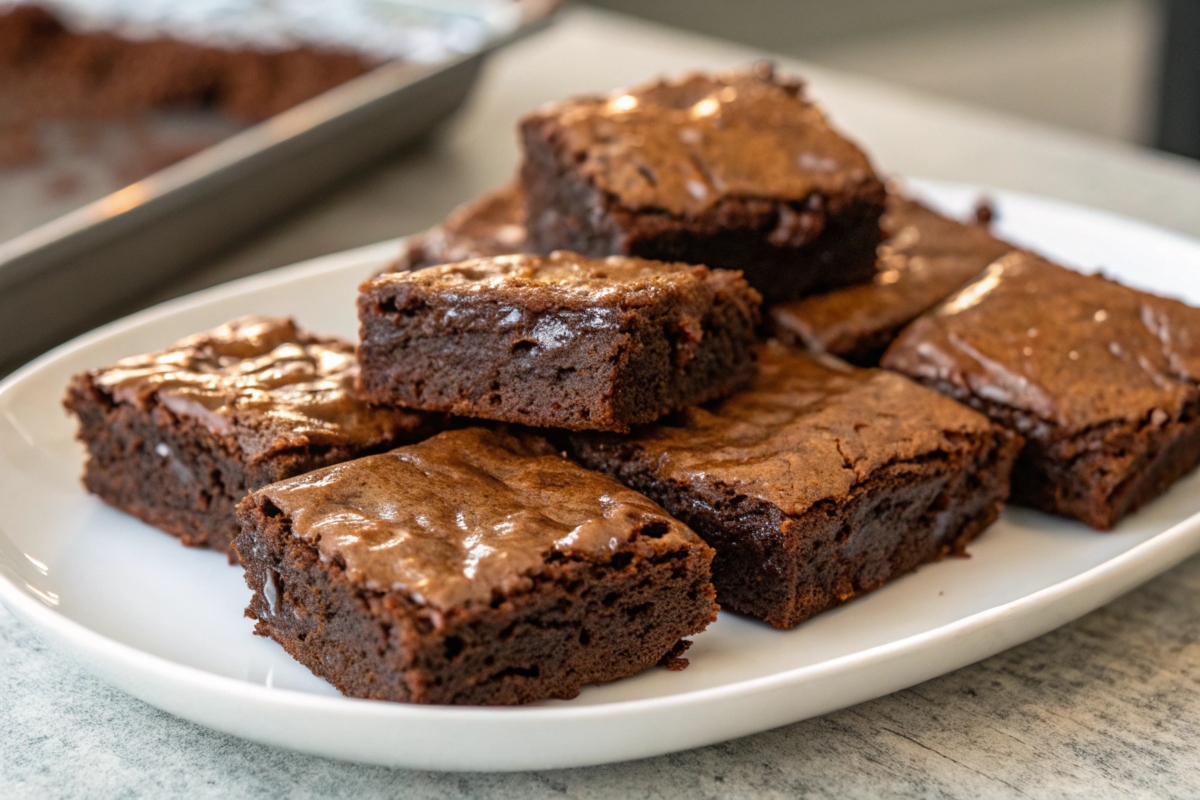 Slutty brownies with cookie dough and rich brownie layers