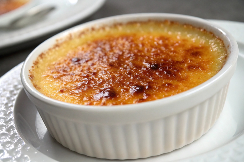 How do you describe crème brûlée? Classic custard dessert