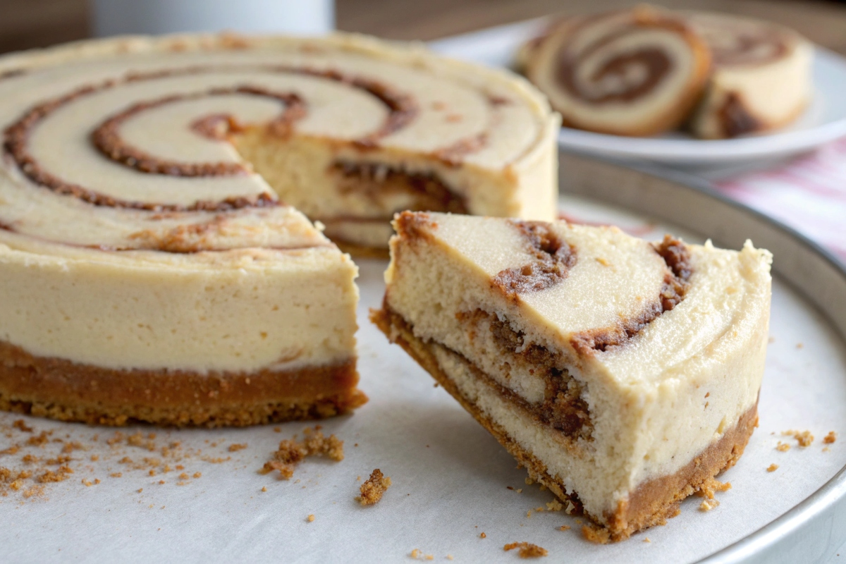 cinnamon rolls cheesecake indulgence