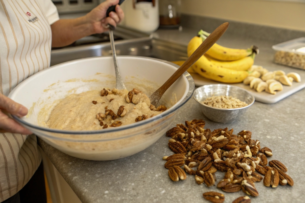 Tasty Banana Pecan Muffins
