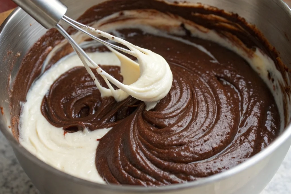 Baking with kefir in chocolate cake	