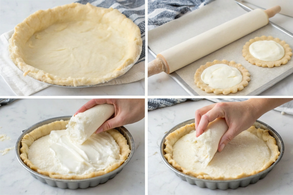 classic coconut cream pie crust preparation
