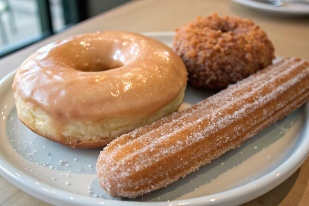 difference between a donut and a churro in history